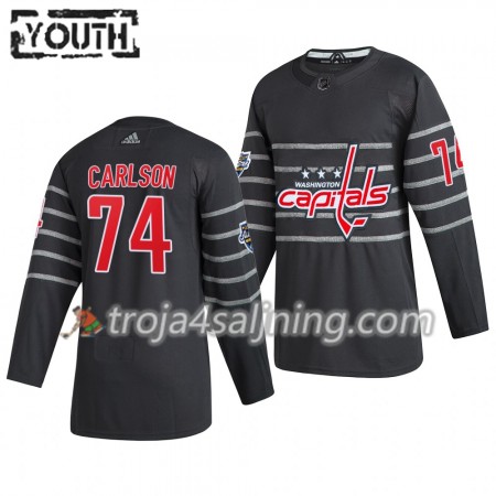Washington Capitals tröja John Carlson 74 Grå Adidas 2020 All-Star Authentic - NHL Tröjor Barn